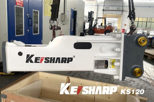 KS550 200mm Chisel Box Type Excavator Hydraulic Breakers For Mining / Metallurgy