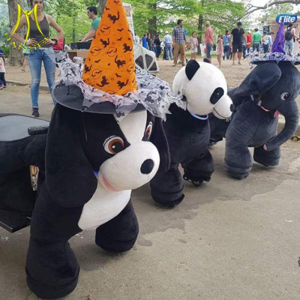 Hansel hot sales coin operated animal car electric animal montables scooter for child