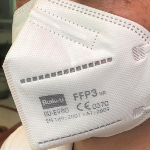 Частичная аттестация CE маски респиратора FFP3, FFP3 маска с Earloops, отсутствие респиратора лицевого щитка гермошлема главного диапазона FFP3