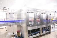 3 em 1 vidro automático linha de produção engarrafada tampar de enchimento de lavagem do suco da selagem