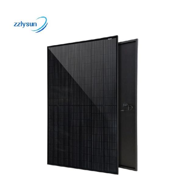 High efficiency low price china wholesale solar mono monocrystalline photovoltaic 400w solarpanel all black solar power panels