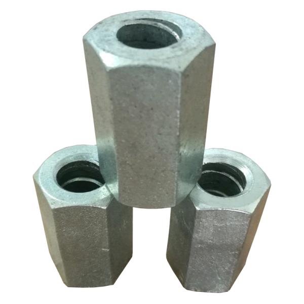 15/17mm Tie Rod Formwork Accessories Cast Iron Galvanized Hex Nut ISO9001