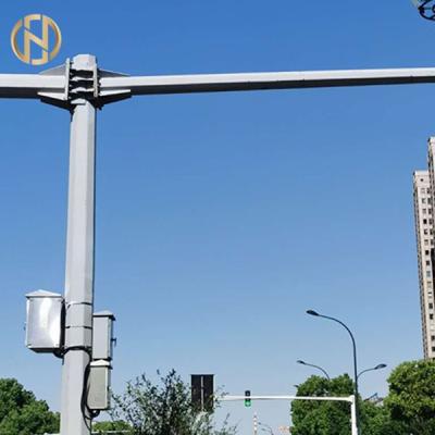 High Quality Hot Dip Galvanized Q235B Steel CCTV Camera Pole