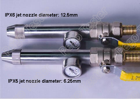 диаграмма ИЭК60529 6 сопла 6.3мм 12.5мм брызг двигателя СУС304