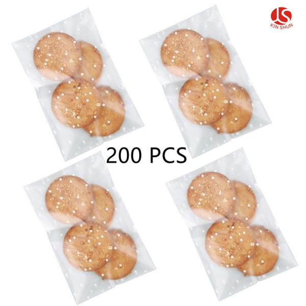Adhesive Plastic Treat and Goodie Bag Goodie Bags for Candy Bar Bakery