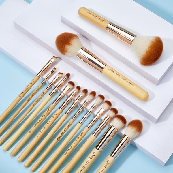Jessup 15pcs Professional Makeup Artist Brush Set Cosmetic Brush Set T142