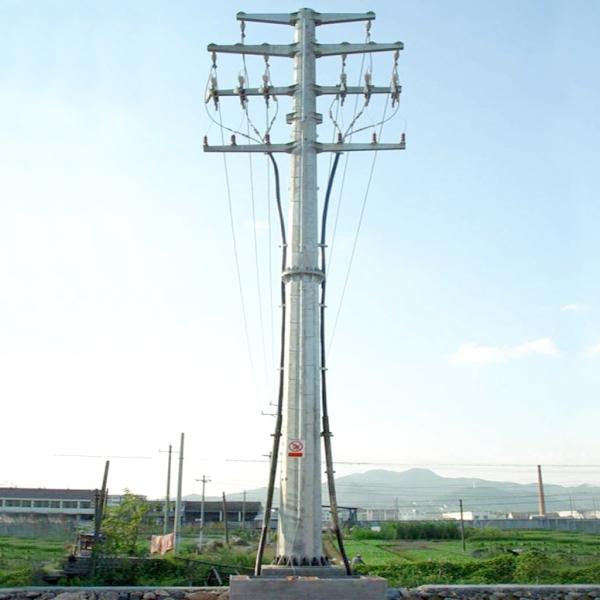 30m Galvanized Steel Guyed Wire Towers For Power Transmission Distribution