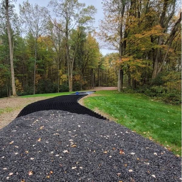 Heavy-Duty Honeycomb Geogrid For Soil, Gravel, Grass & Driveway Stabilization On Slopes, Walkways And Patios Driveways, Parking, Landscaping, Patios, Golf Cart ATV Paths