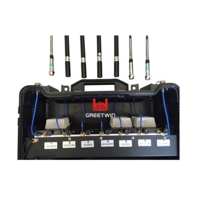 6 Bands Gps Jammer Blocker , Cell Signal Blocker Jammer Bulit In Battery
