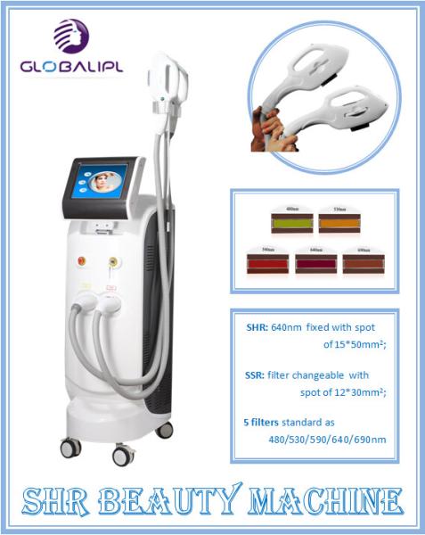 3000W Ipl Laser Hair Removal Machine / 1-50J Ipl Machine For Skin Rejuvenation