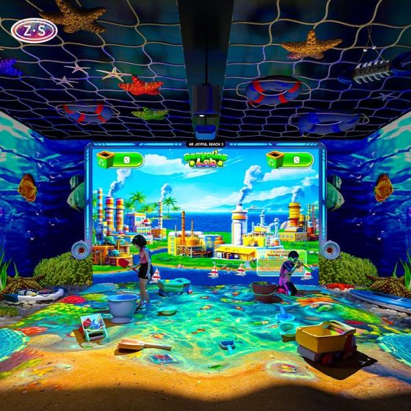 6in1 Interactive Projection System AR Joyful Beach Immersive Experience