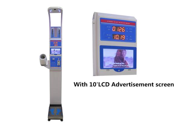 Digital Human Body Height And Weight Measuring Scale Electronic BMI Analyzer With Printer