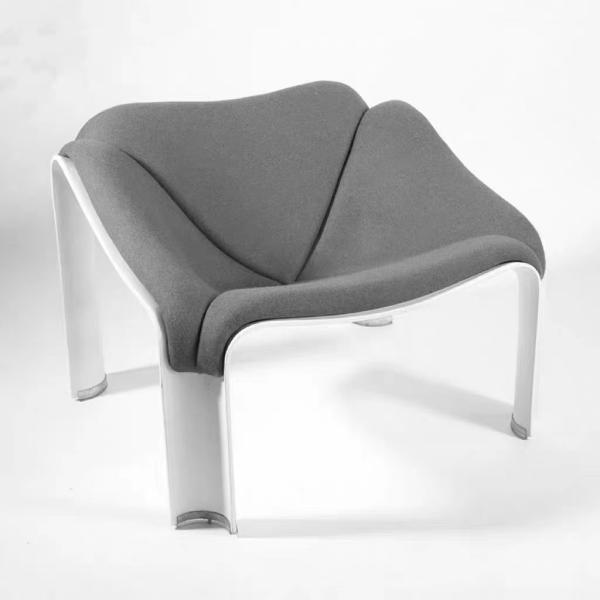 Nordic Hotel Lobby Furniture Fiberglass Shaped Space Backrest Leisure Chair