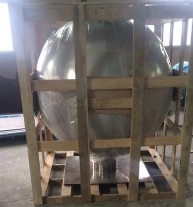 Categoria 316 bolas de metal ocas de 36 de 900mm, mostra de arte de aço inoxidável das bolas redondas