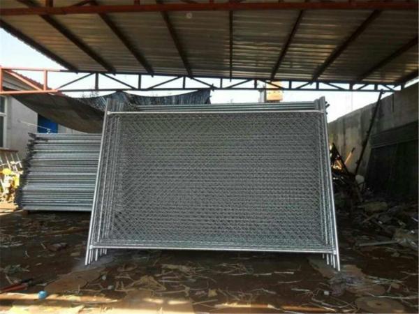 chain link temporary construction fence panels 6FT X 10F Mesh 2 3/8  x 2 3/8 ( 60mm x 60mm ) x 12 gauge wire