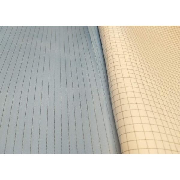 Blue Anti Static Lining Fabric 60gsm And 110gsm lightweight