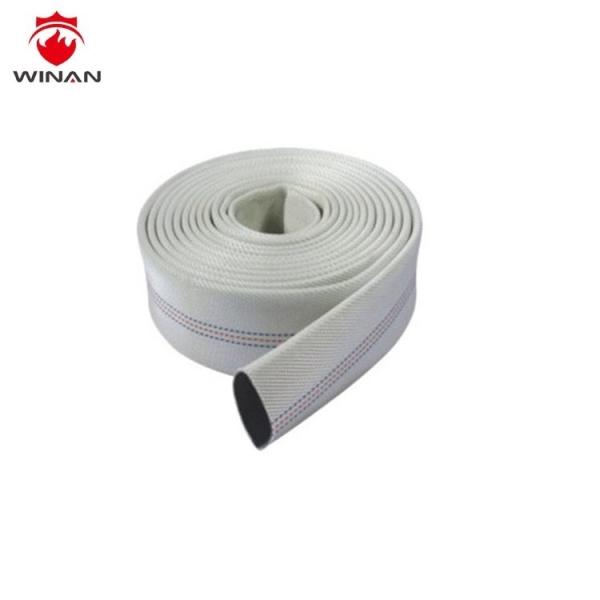 White Yellow PU Fire Hose Reel Marine Used 0.8MPa - 1.6MPa Working Pressure