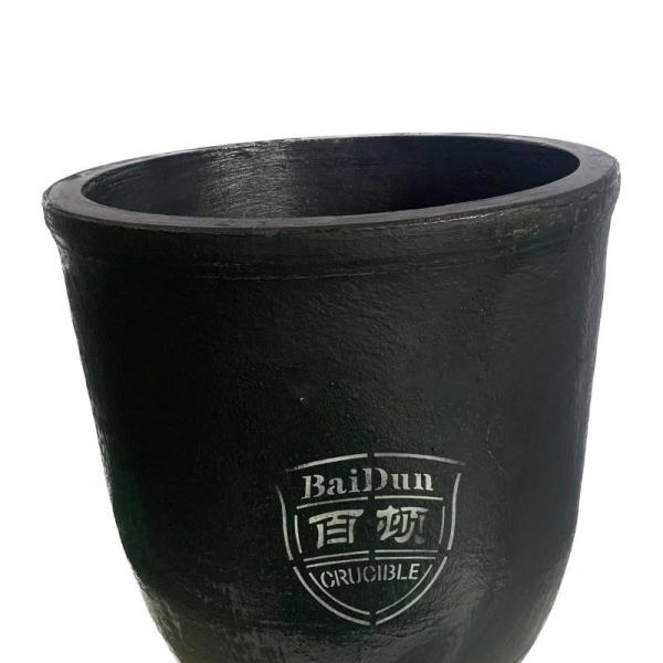 Cylindrical Graphite Carbon Crucible Corrosion Resistant Smooth Surface Finish