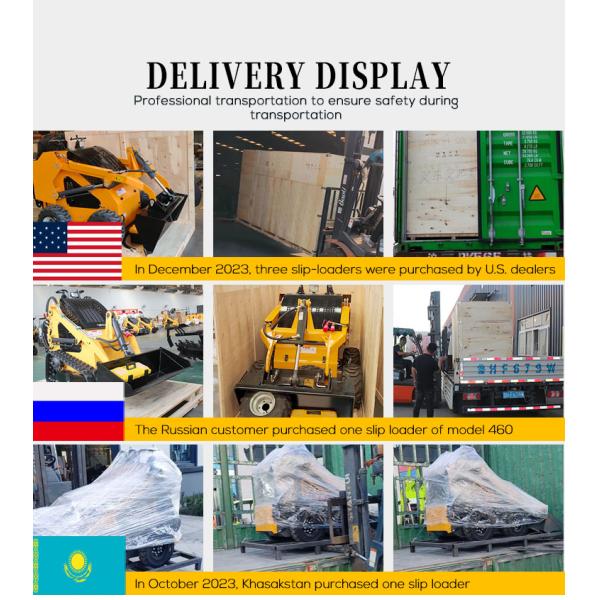 Free Shipping Mini Skid Steer Loader Cheap Wheel Loader Minicargador Farm CE EPA Engine Compact Skid Steer Loaders