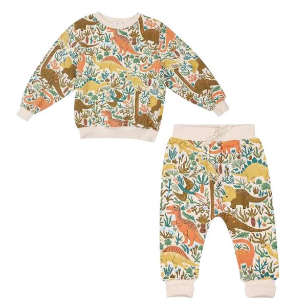 Children's Outfit Sets Children's Animal Print Sets Kids Cotton Sets
