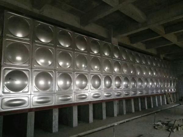 Tanque de água de aço inoxidável soldado aparafusado 316L galvanizado armazenamento do quadrado