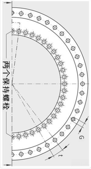 Double Direction YRTCMA180-XL , YRTCMA180-XL Thrust Roller Slewing Bearing Axial/Radial