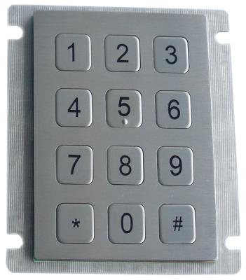 Teclado numérico de aço inoxidável à prova de explosões de IP65 RS232 para a máquina do gás