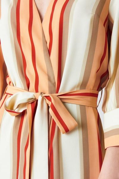 2018 Striped Kimono Multicolor Women Autumn Dress