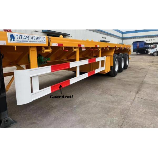 40 Foot Flatbed Semi Trailer 3 Axle for Sale in Zimbabwe Manufacturers