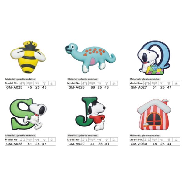 Grey Star Childrens Cupboard Door Knobs Non - Toxic Materials For Kids Bedroom Furniture Fittings