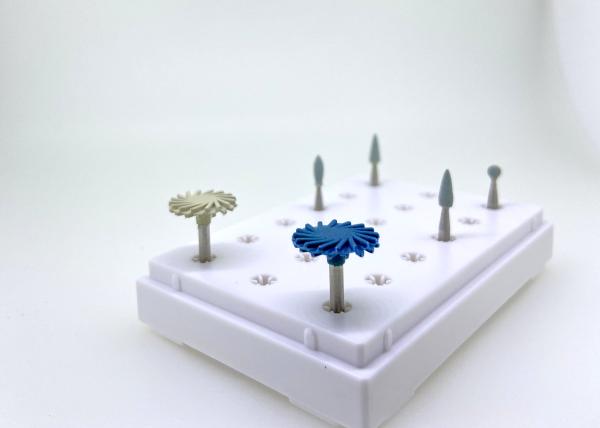 Abrasive Dental Polishing Kit / Diamond Finishing Bur RA Shank 10mm Diameter