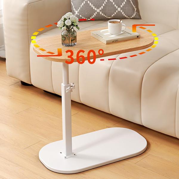 Adjustable End Table for Coffee Laptop Bedside Small Corner in Living Room Bedroom mesa de esquina