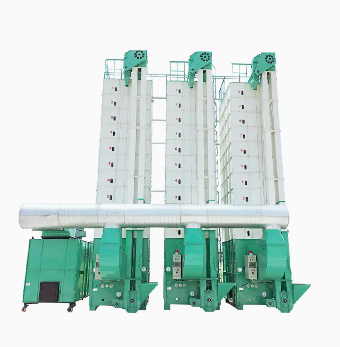 20 Tons Capacity Double Centrifugal Fan Grain Dryer Machine Fuel Saving Type