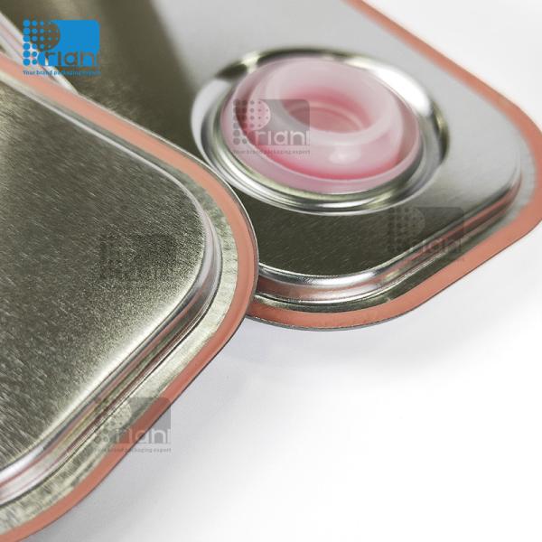 500 ml de boîtes d'étain en métal vide Accessoires personnalisés pour l'huile moteur