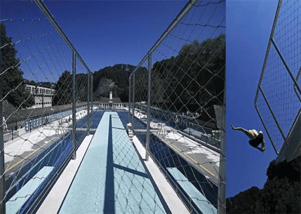 1.5mm 2.0mm Decorative Metal Mesh Sheets / 316 Balcony Protection Mesh