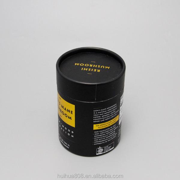 生物分解性紙葉紙内管 金属蓋付きの缶詰