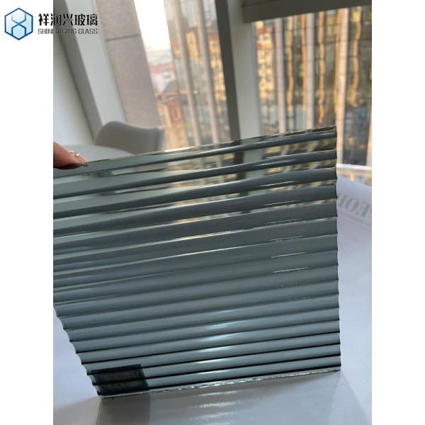 Gray Grey Nashiji/Flora/Karatachi/Mayflower Figured/Rolled Float Glass Tempered