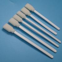 106 mm Reutilizable Etiqueta de PP Blanco Rectángulo Esponja Swab de la piel Antiseptico Swab de espuma médica aplicador