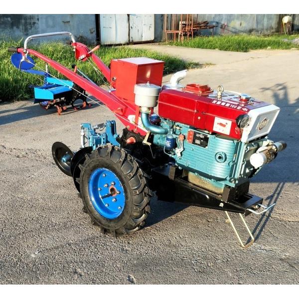 Electric Starter Two Wheel Diesel Engine Farming Garden Use Walking Tractor