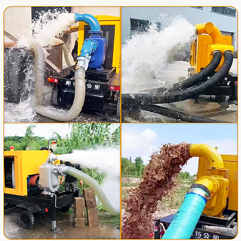 Customized Self-Priming Water Pump Speed 1500r/min Silent Pump Diesel Motor Pump