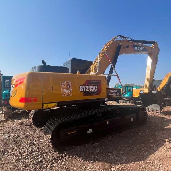 SANY SY215C Middle Used Crawler Excavator 1.4m3 Bucket Capacity