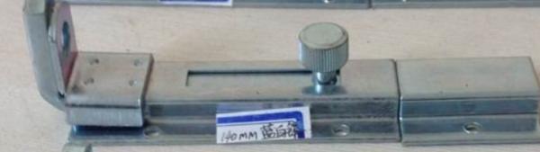 Iron Furniture Lock Hardware , House Window Locks 140mm 100mm Thickness