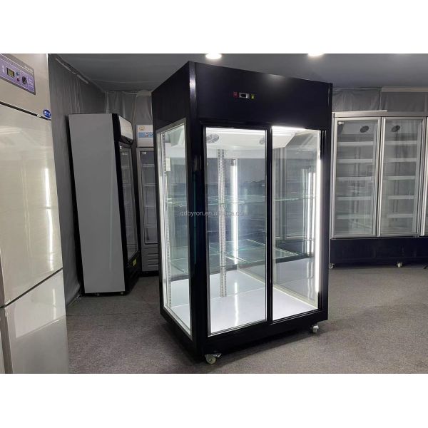 Merchandiser 2 Door Flower Cooler Single Temperature Floral Display Cooler