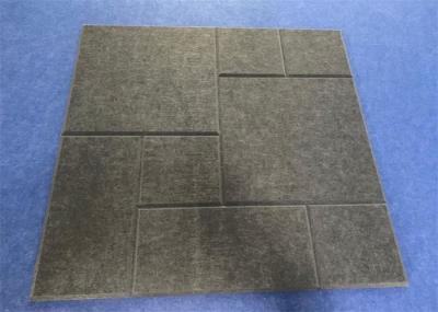 Eco - Friendly Acoustic Felt Tiles , 600mm*600mm*12mm Sound Reducing Ceiling Tiles