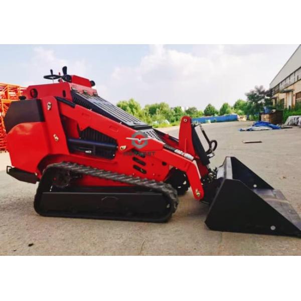 350 kg Mini Tracked Skid Steer Loader LY850 motor Kubota con Mulcher