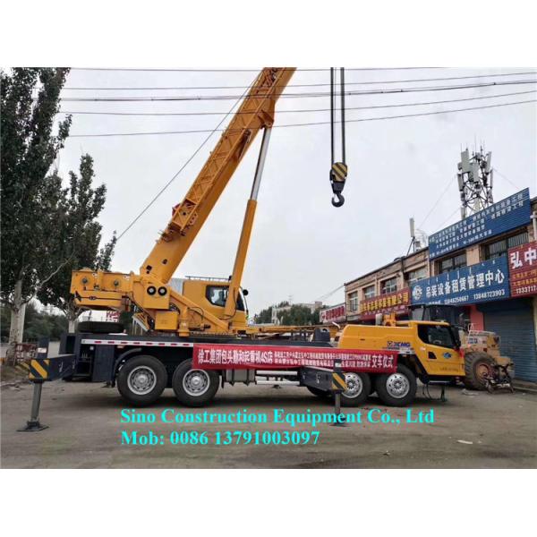 High Efficient Telescopic Boom Truck Crane XCT25 Working Radius 3m 213Kw Euro III