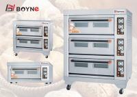 Plataforma Oven Independent Temperature Control do gás de três bandejas da plataforma nove
