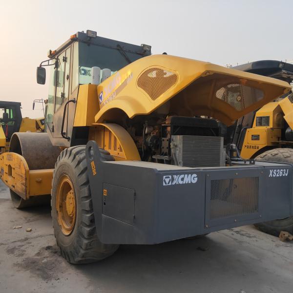 XS263J Road Roller Second Hand XCMG Vibratory Roller Machinery