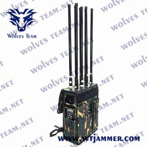 80W-160W バックパック型 GSM 3G 4G 5G GPS WIFI UHF VHF 信号妨害能力