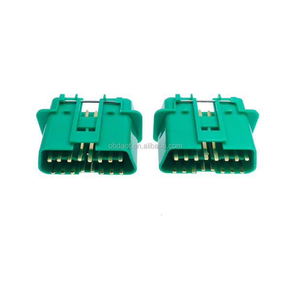 Acceptable Customization 94 V0 Material OBD II Male OBD2 J1962 OBD Lock Connector
